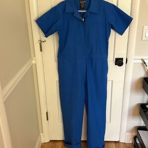 Women’s Nooworks royal blue jumpsuit, size L